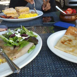 Big Waffle Breakfast