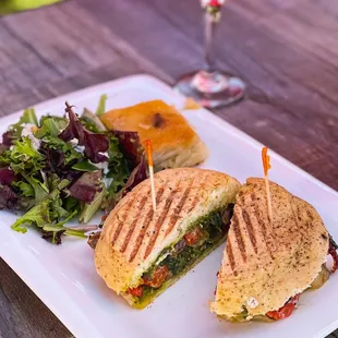 Veggie Goat Cheese Panini