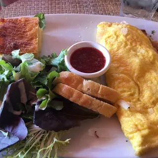 Three Items Omelet Breakfast