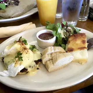 Crab Cake Benedict Breakfast