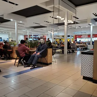 Michael Myers in the food court