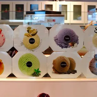 Ice cream flavors
