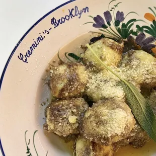 Porcini Stuffed Gnocchi