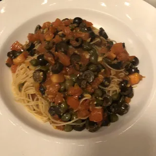 Capellini Puttanesca