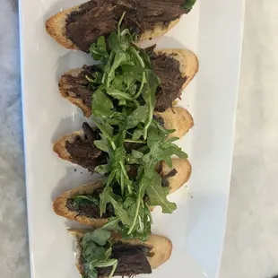 Short Rib Bruchetta