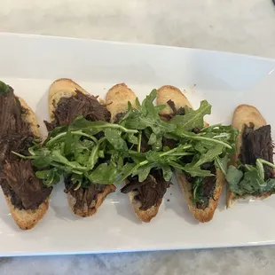 Short Rib Bruchetta