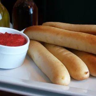 Bread sticks are a great addition