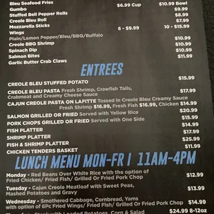 Togo Menu 9/14/23