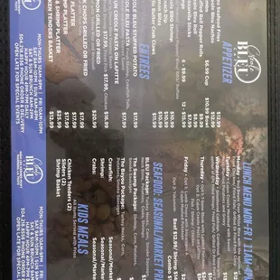 Menu 3/19/24