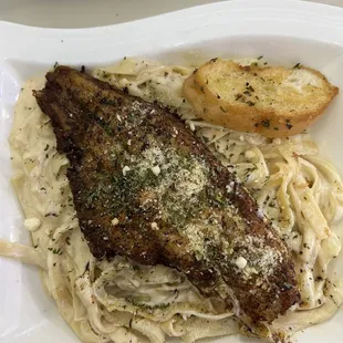 Cajun Cajun Creole Pasta on Lafitte with Catfish