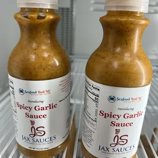 Spicy Cajun Garlic sauce for those who need a little "kick" with their favorite dishes!