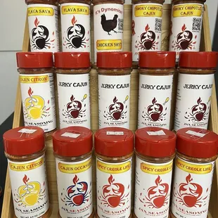 A variety of Cajun and Creole seasonings for every occasion!