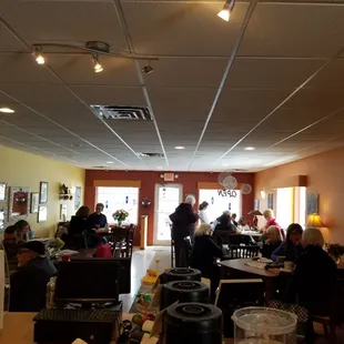 diners and dining area