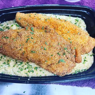 Creole Fish and Grits