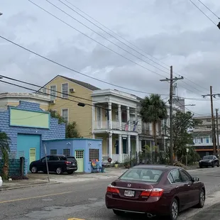 View of bnb from corner of Melpomene