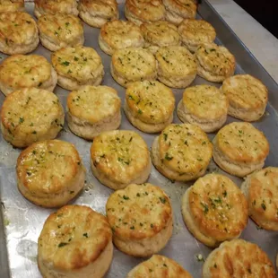Garlic biscuits!