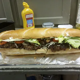 Swamp burger Poboy