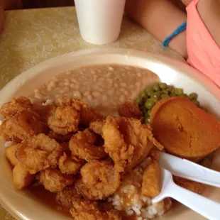 Catfish coubon with shrimp