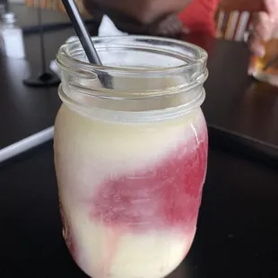 Daiquiri- raspberry mixed with dole