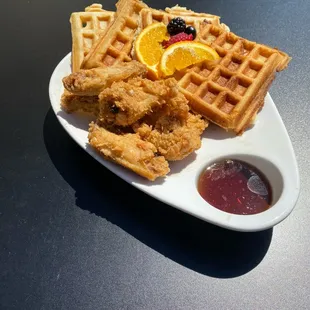 Chicken and Waffles