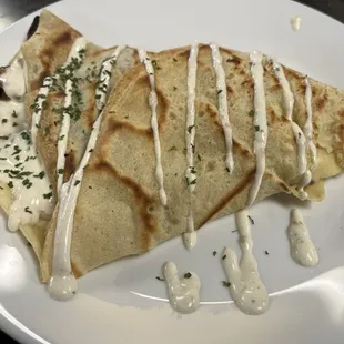 Steak crepe