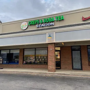 the front of the store