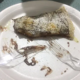 Mango Nutella crepe