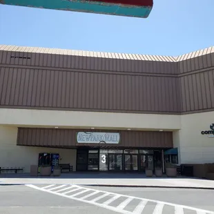 Newpark mall entrance from garage parking