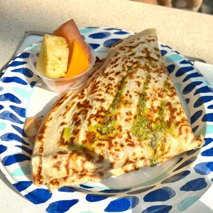 Chicken Pesto Crepe