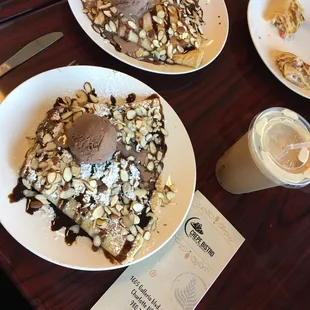 Strawberries and Whipped Cream Crepe