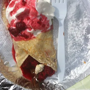 White chocolate raspberry - yum!