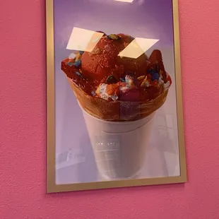 Fruity Pebbles crepe. My next choice