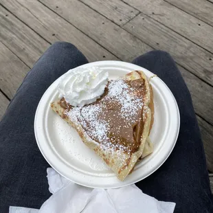 Banana Dulce the leche Nutella crepe