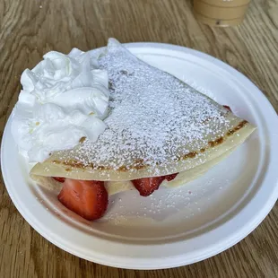 Fresh Strawberry Crepe