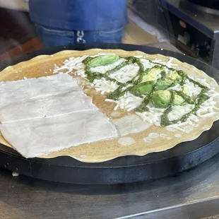 Turkey Pesto Crepe
