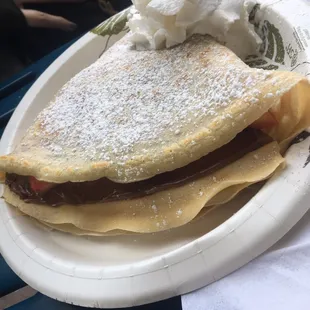 Strawberry Nutella Crepe