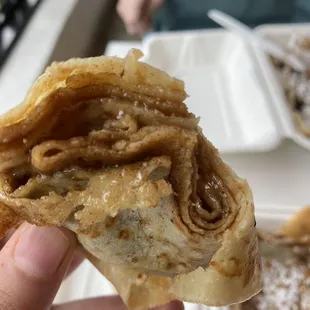 Brown Sugar and Cinnamon Crepe