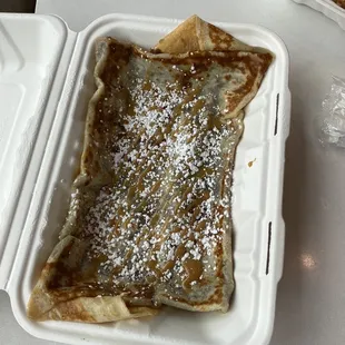 Brown Sugar and Cinnamon Crepe