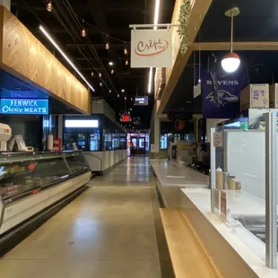 interior, sushi and sashimi