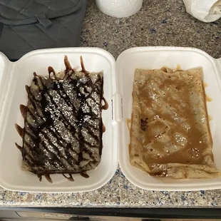Nutella Royale Crepe Lemon Zest Dust Crepe