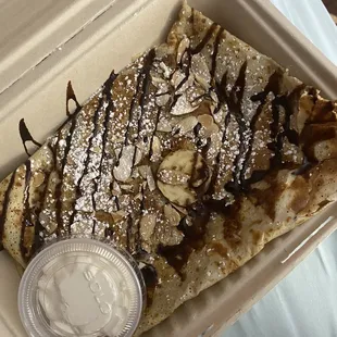 Peanut Butter &amp; Banana Crepe