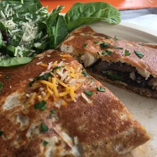 Chicken Mushroom Crepes