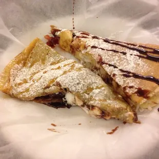 OMG!  I wanted something sweet!  I got the strawberry jam with banana and coconut!  Yummy!