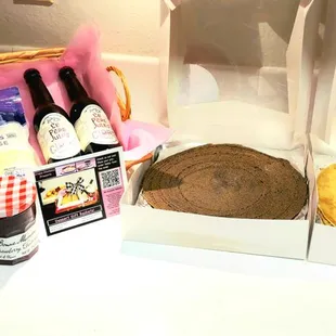 Deluxe package for you gift basket. All in 1 basket!