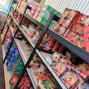 More instant noodle cups