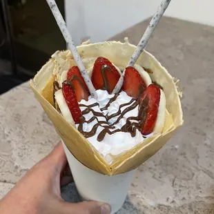 Delicious Japanese crepe