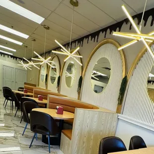 Lovely seating area inside