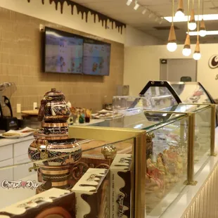 interior, sushi and sashimi