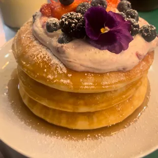 pancakes, food