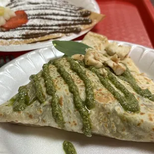Chicken Pesto Crepe